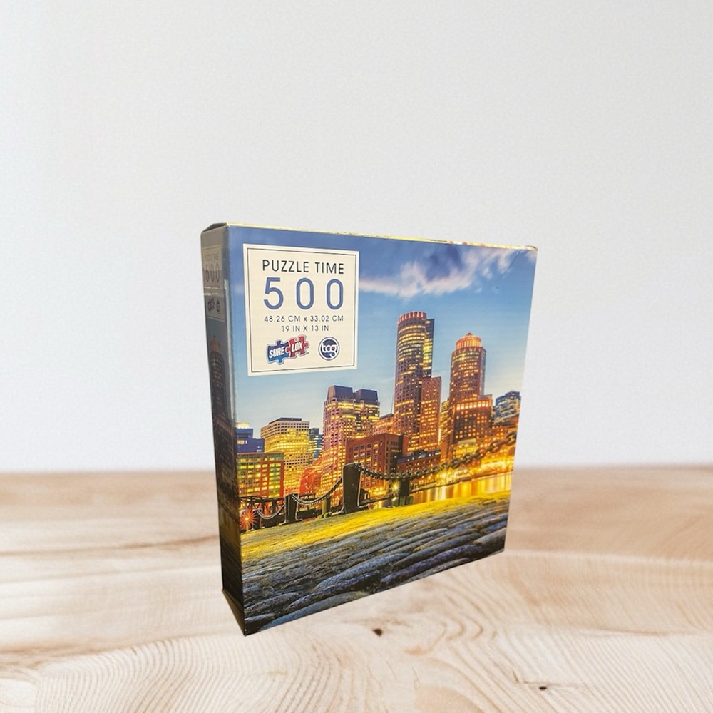 500 Piece Puzzle - Boston Harbor - 19” X 13”